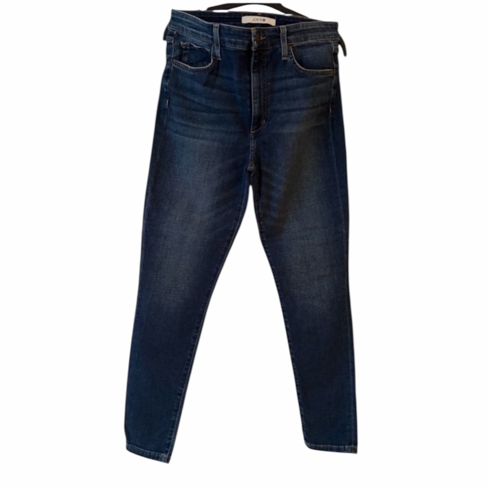 Joe's Jeans Dark Indigo High-Rise Skinny Jeans